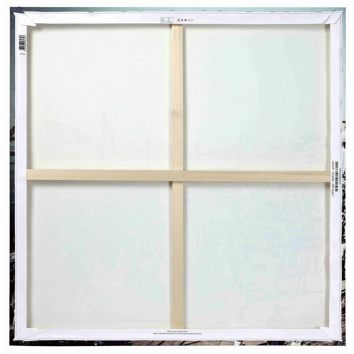 CUISINE - Tableau sur toile graines de café 90x90 cm