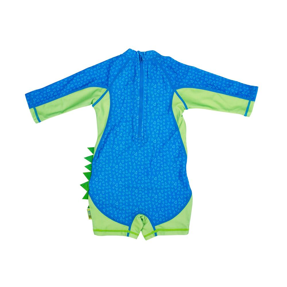 ZOOCCHINI Baby/Toddler UPF50+ One-Piece Surf Suit, Aidan the Alligator