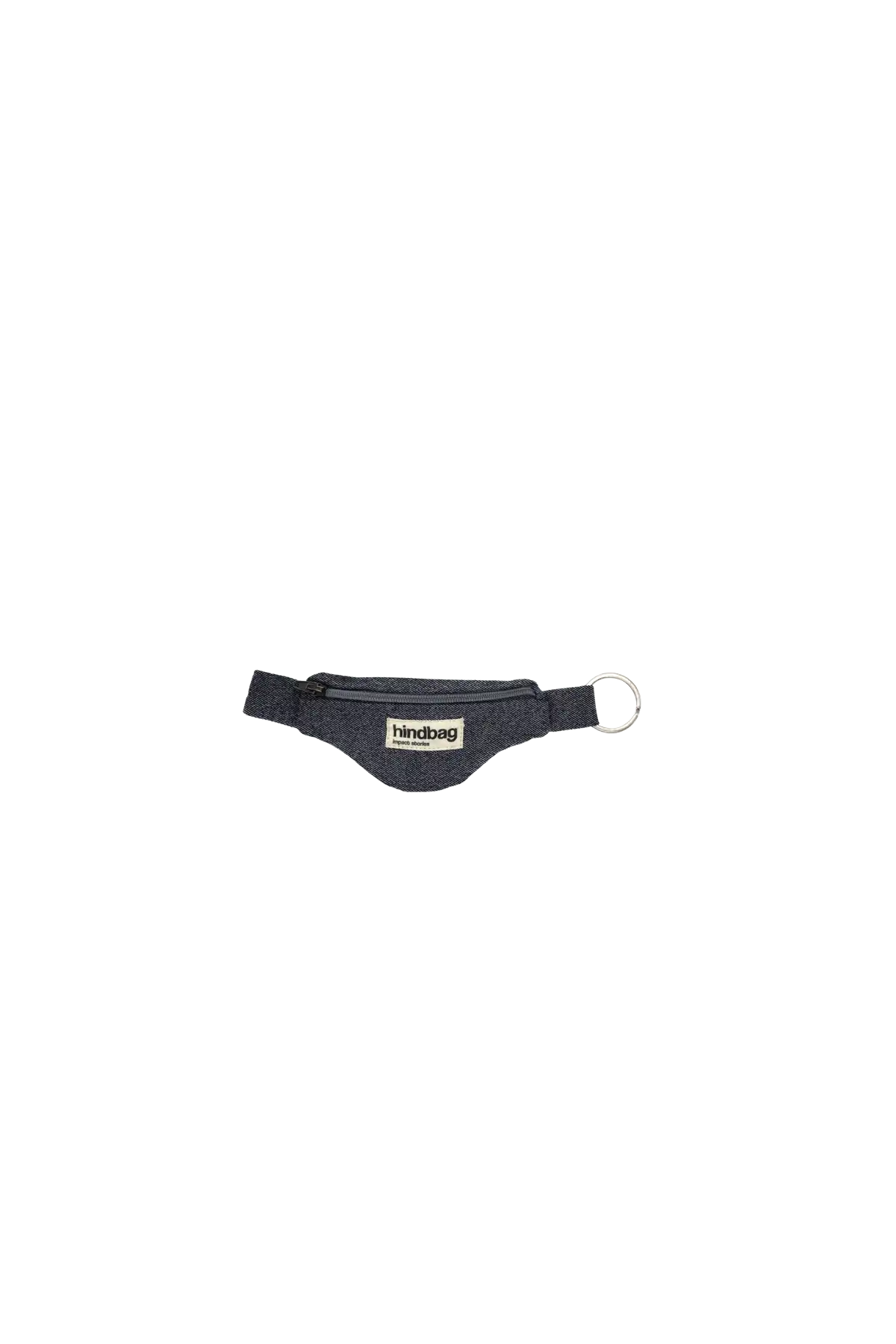 Porte-clés banane Côme Denim Gris