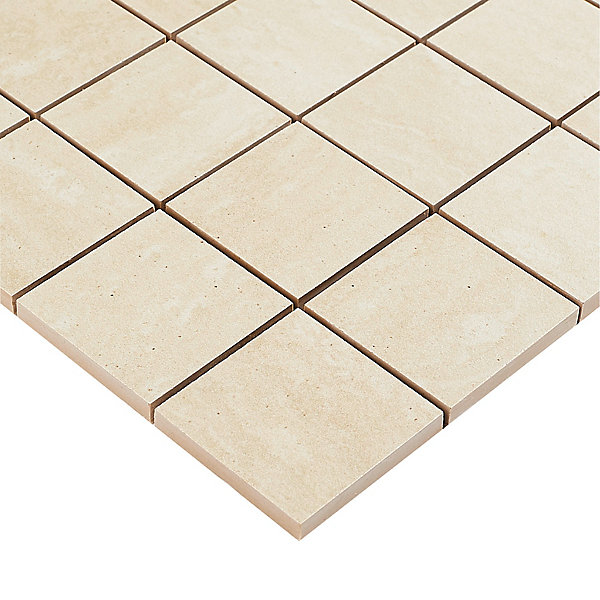 Mosaïque beige 30x30cm Soft travertin