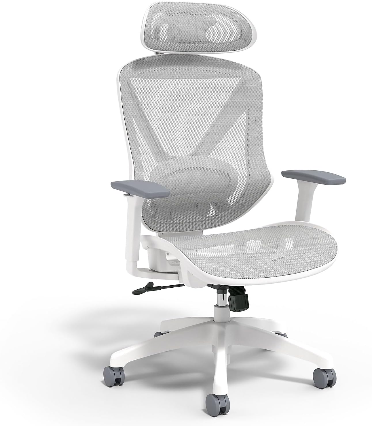 STAPLES Ergonomic Task Chair, Mesh, Ergonomic, Lumbar Support, Gray