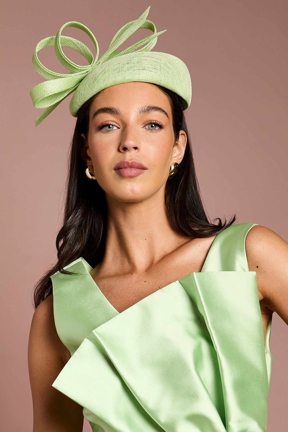 Coast Lisa Tan Bow Detail Pillbox Fascinator