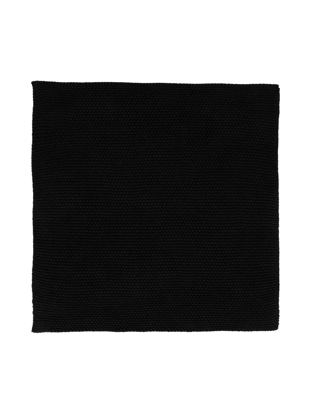 2er set baumwolltuch gestrickt, schwarz