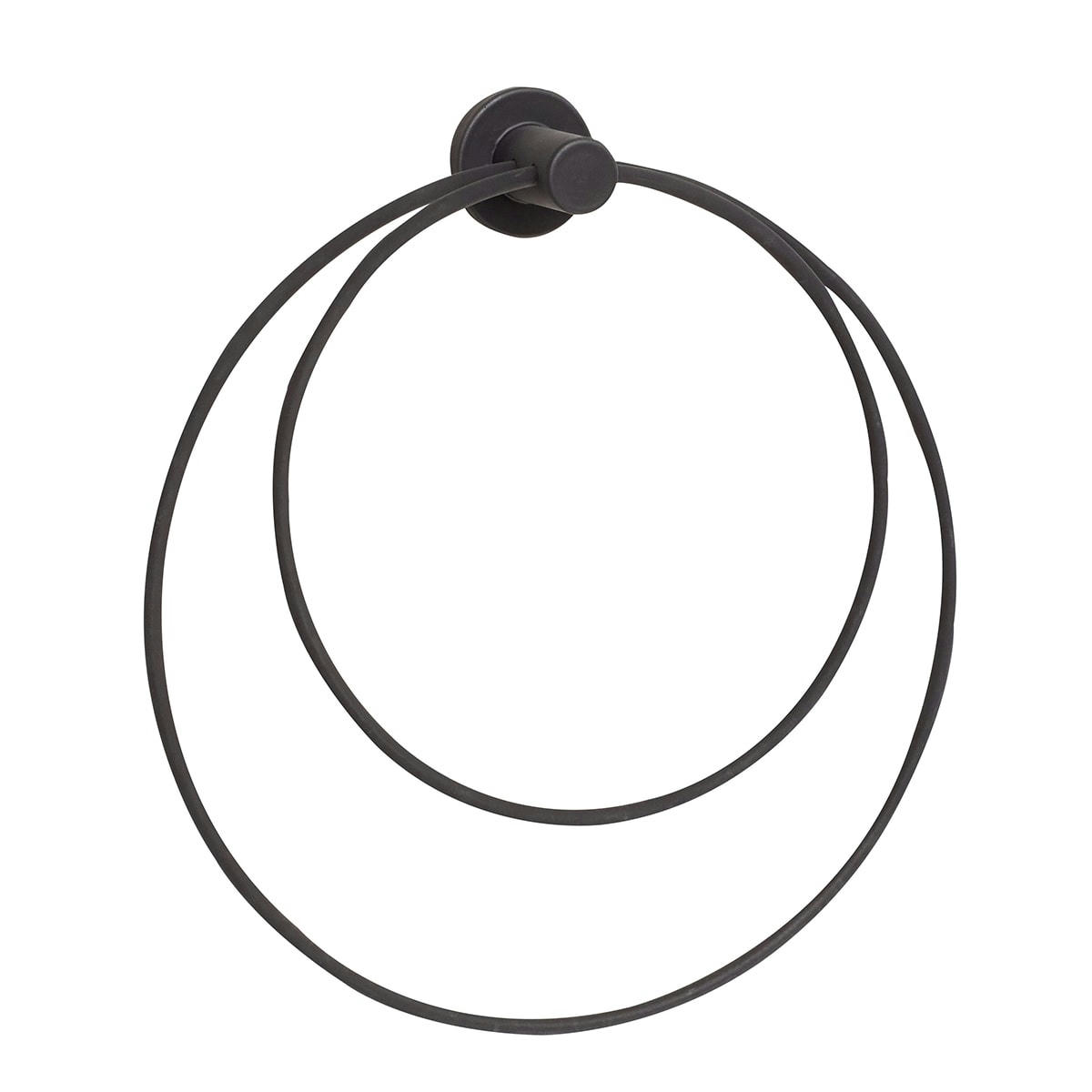 LOOP - Porte-serviettes en noir