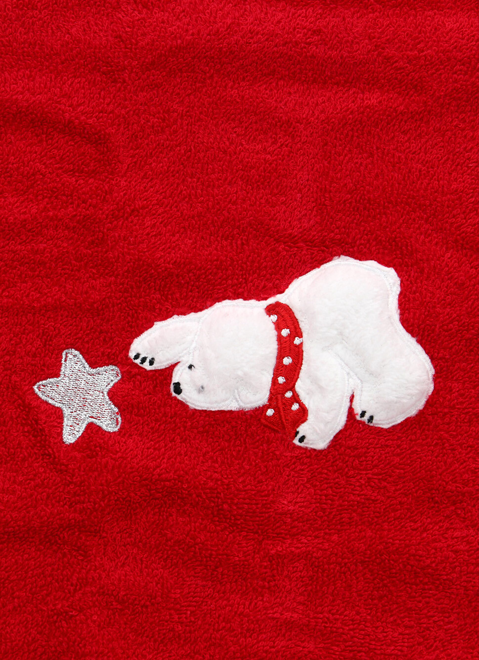 SERVIETTE INVITÉ PERSONNAGE DE NO&Euml;L ROUGE