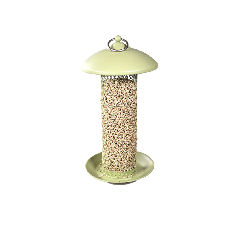 Colonne à coeurs de tournesol Twist en métal noire et verte Ø 16 x 31 cm EMMA'S GARDEN