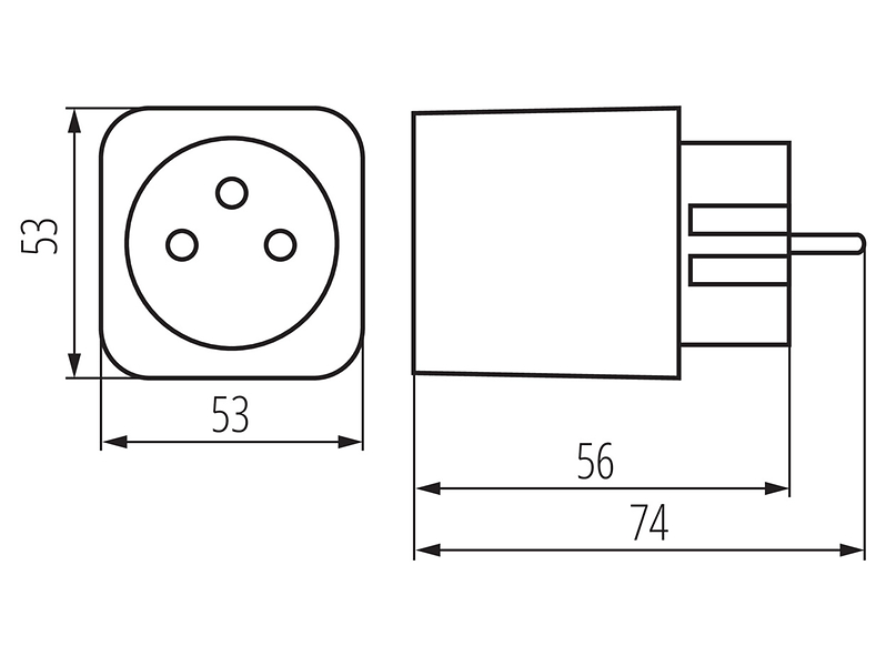 Adapter gniazda Smart S AD GN