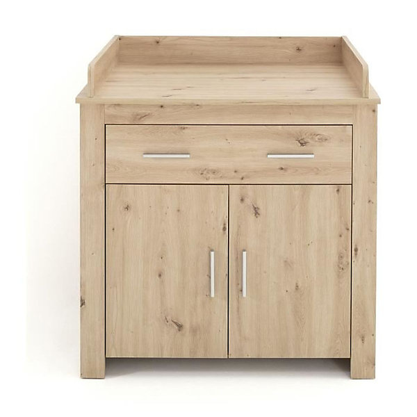 Chambre bébé Duo : Lit 70 x 140 cm   Commode a langer AHOI - Chene - TREND TEAM