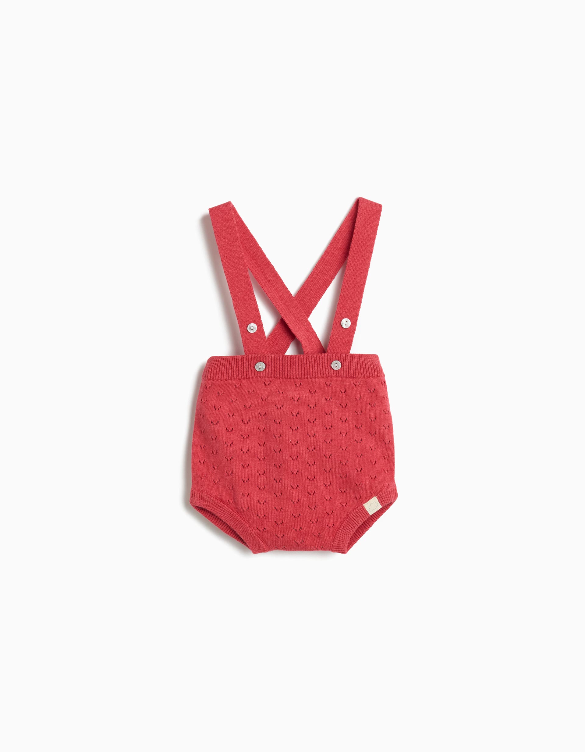 Calções de Malha, Recém-Nascido, Vermelho