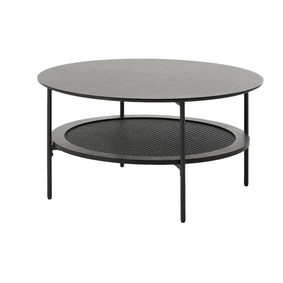 Nordic Home - Meya salontafel &Oslash;80 cm - zwart