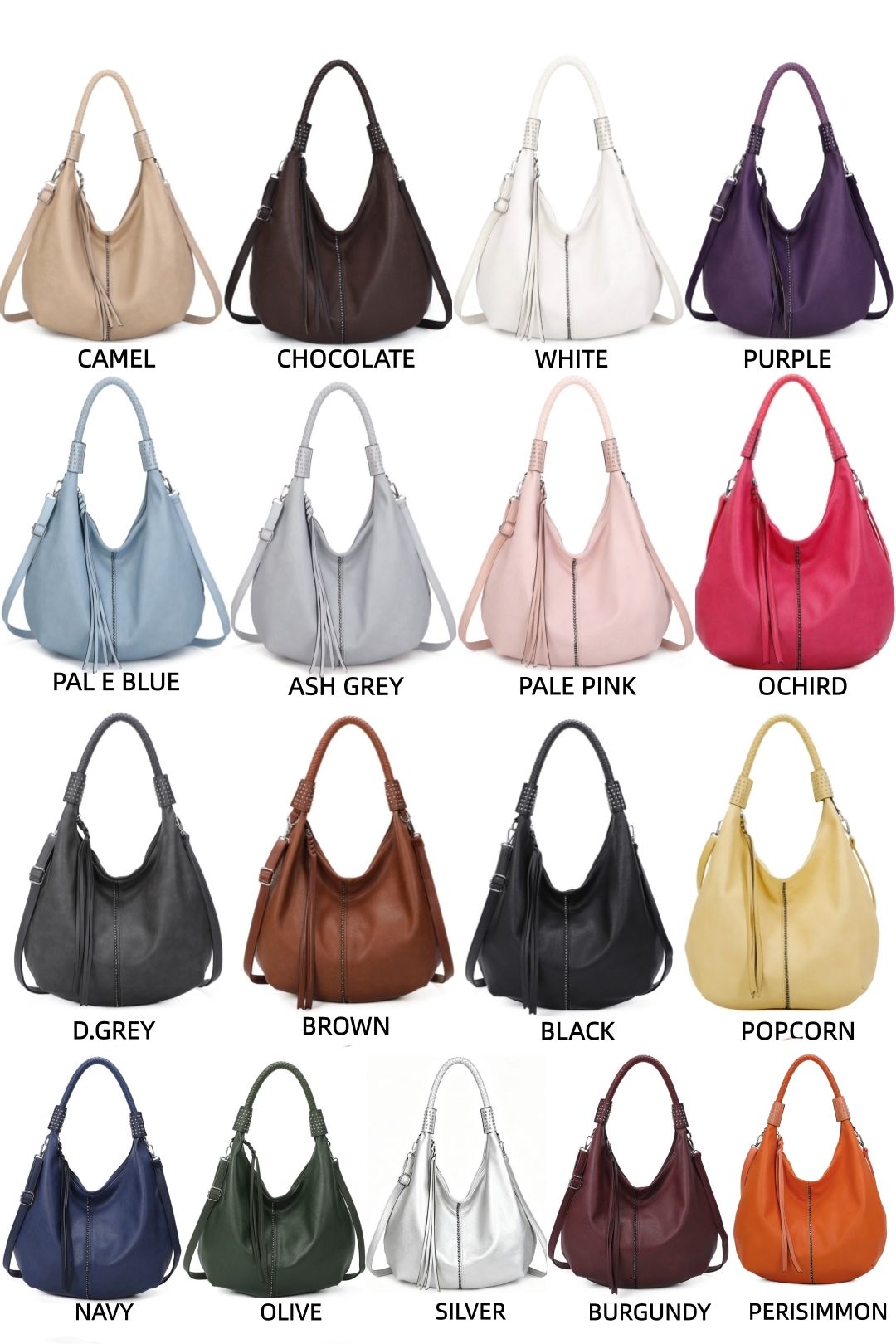 Fontanella Fashion Periya PU Leather Hobo Shoulder Bag