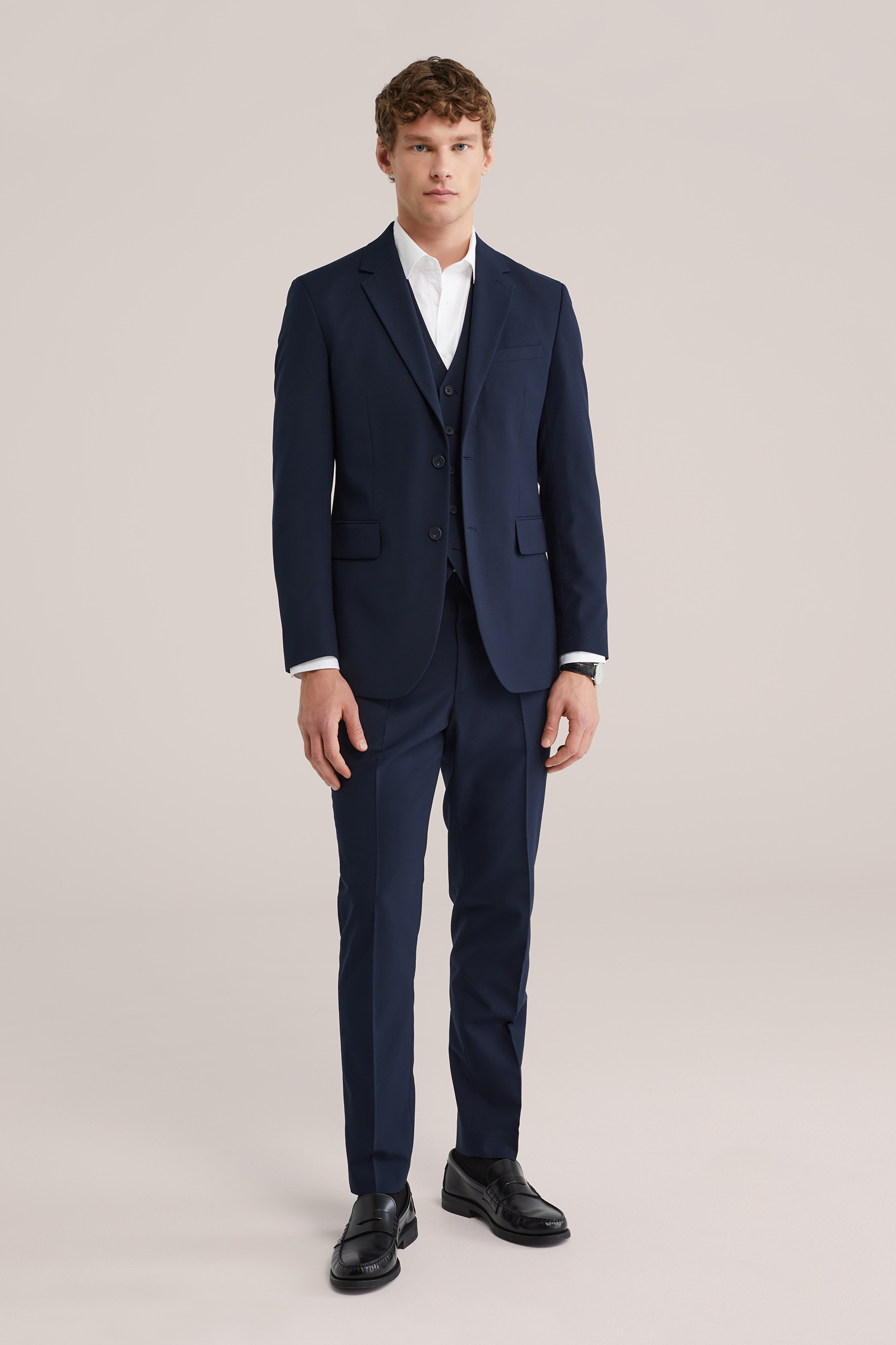 Heren slim fit blazer