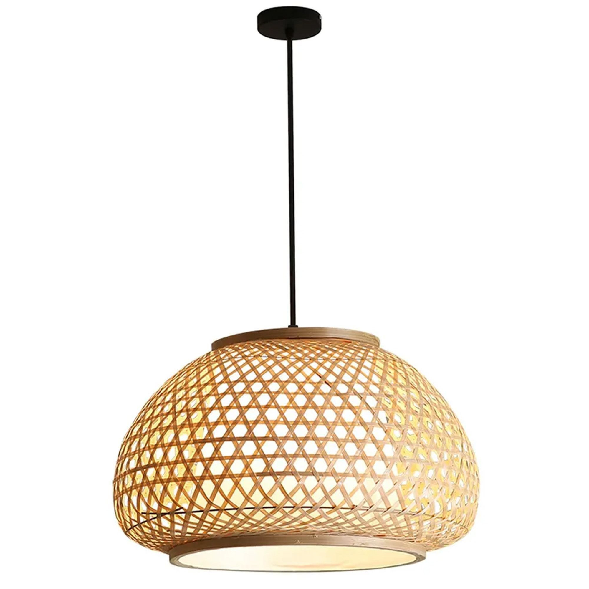 LAMPA WISZĄCA BAMBUSOWA APP1648-1CP