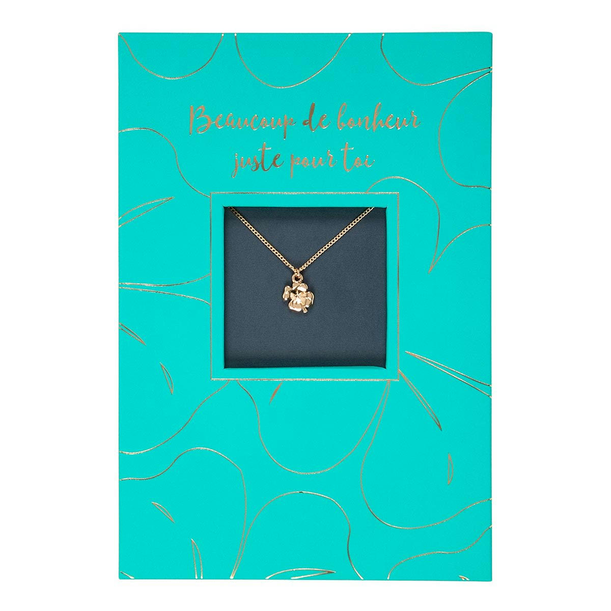 - Carte Bijou - Collier Trèfle À 4 Feuilles