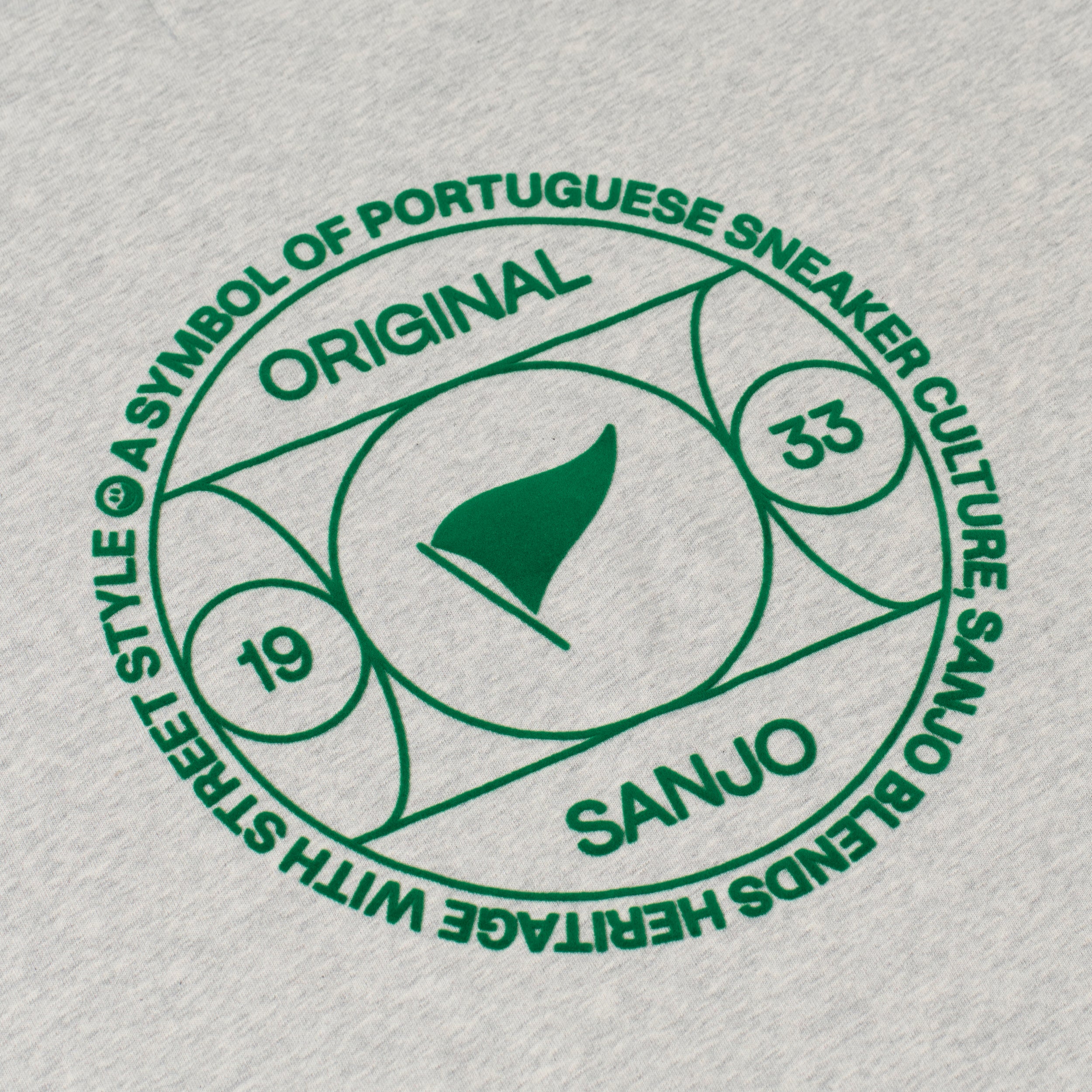 Sanjo Symbol Culture T-shirt // Grey