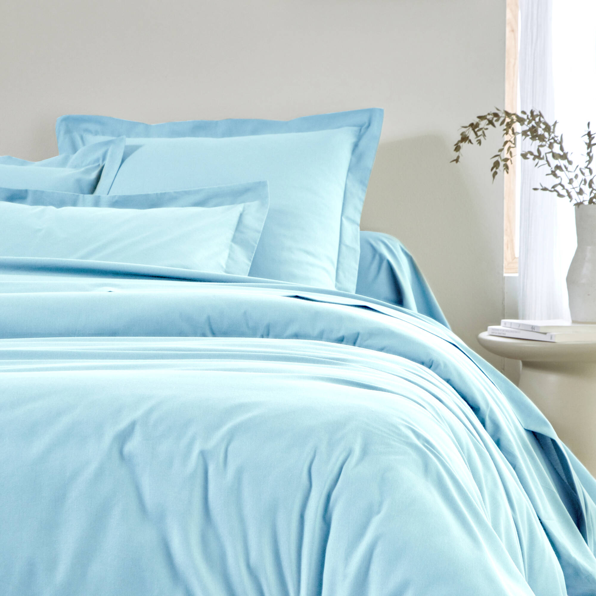 Linge de lit uni - coton bio**