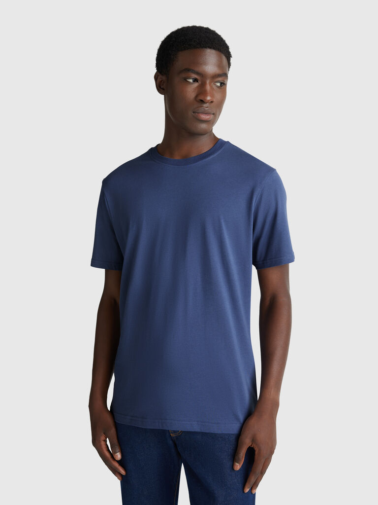 Long fiber cotton t-shirt