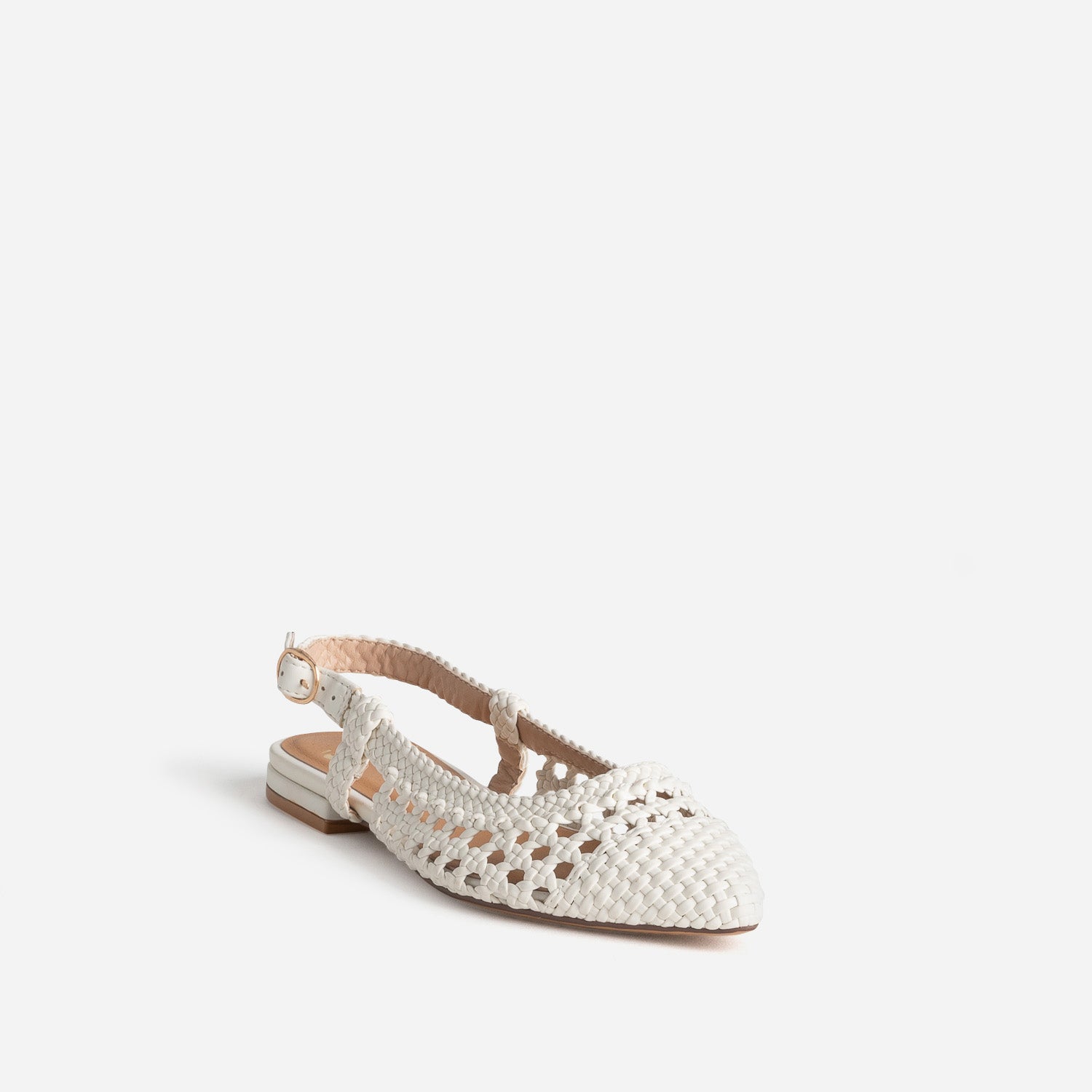 Ballerine cannage écru