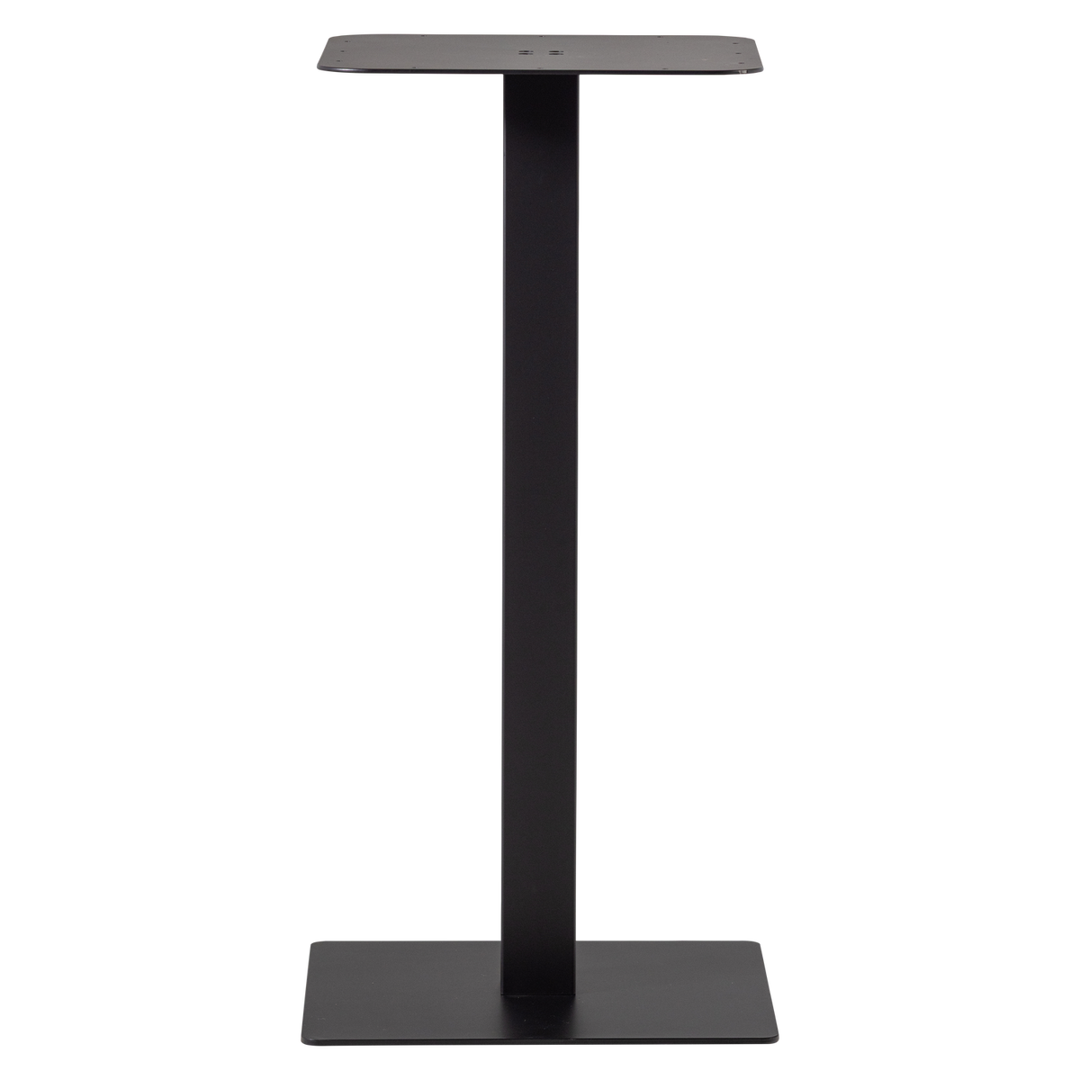 WOOOD vierkante bartafel poot Bistro - Metaal - Zwart- 105x50x50