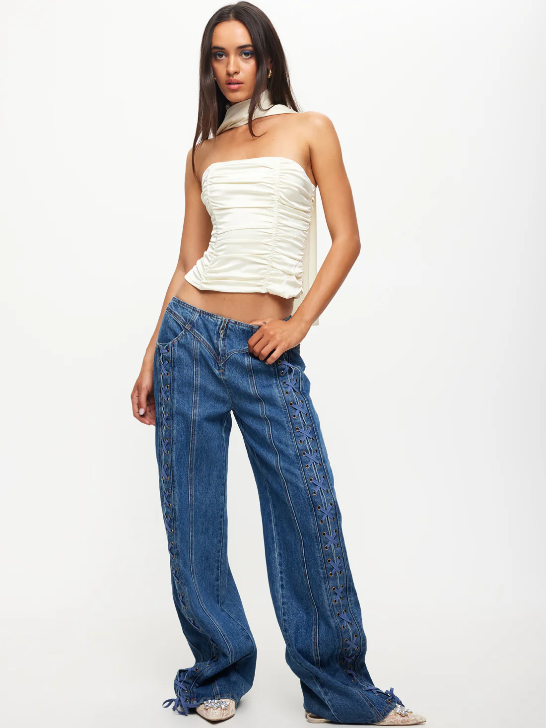 Daydream Tie Up Jeans