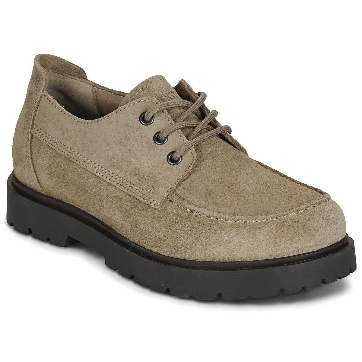 BIRKENSTOCK - Highwood Moc Lace - Suede / Granite / Taupe