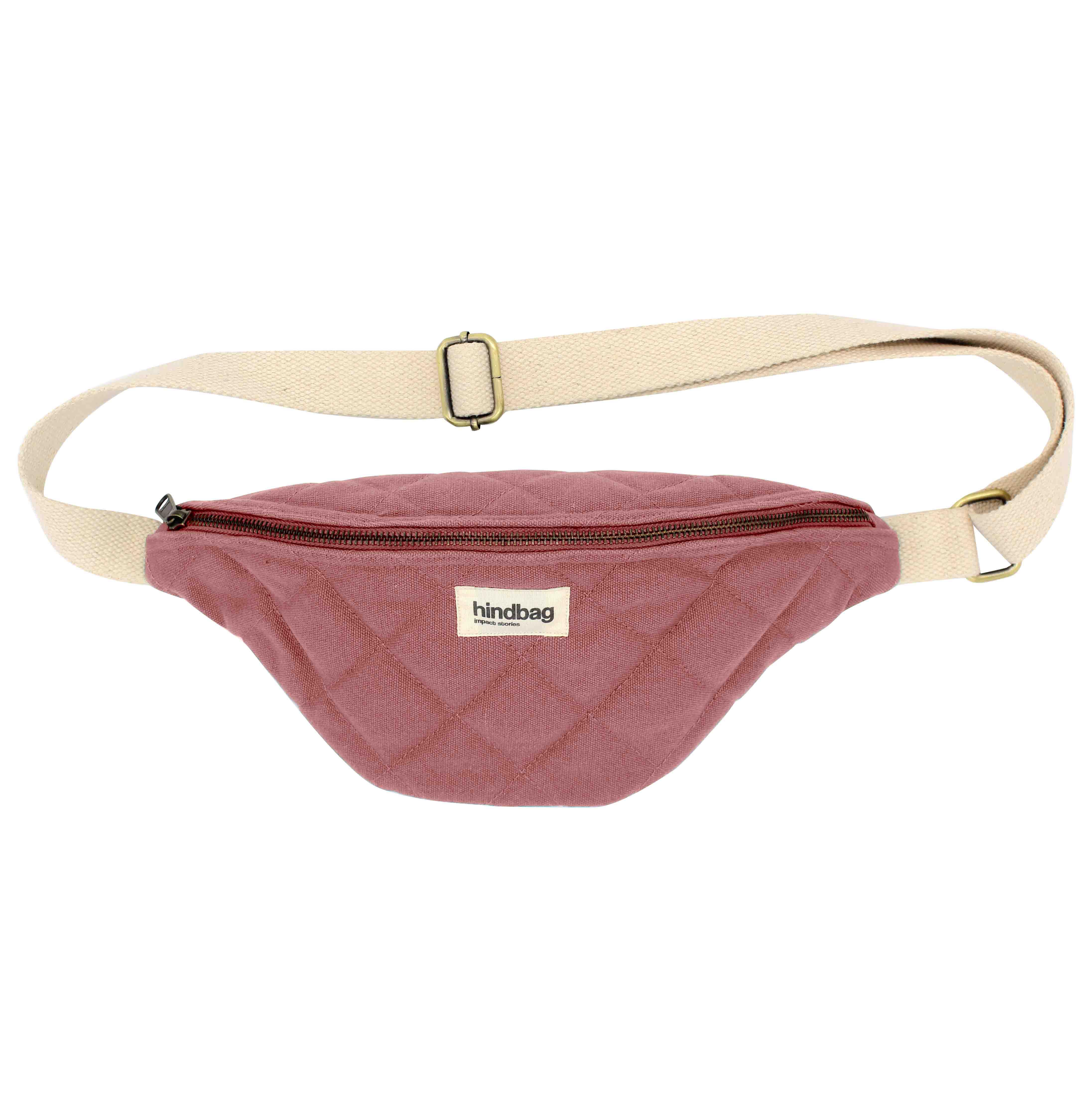 Sac banane matelassé Olivia Rose blush