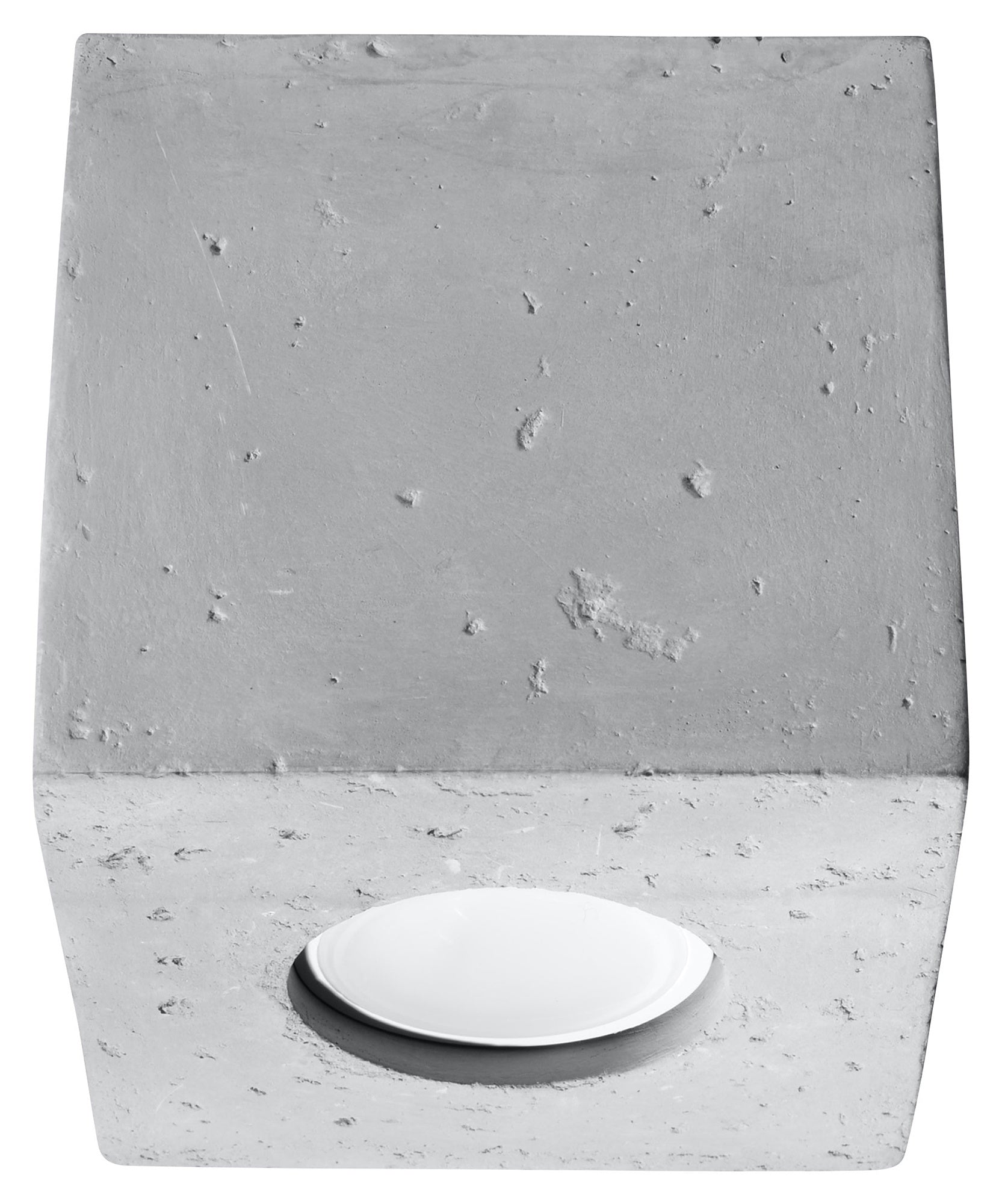 Sollux plafondlamp Quad - 1 lichts - 10 x 10  cm - grijs