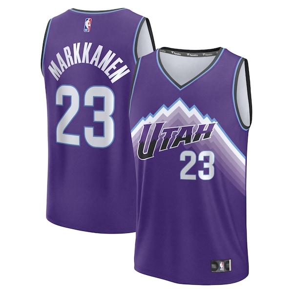 Lauri Markkanen Utah Jazz  Fast Break Replica Jersey - Icon Edition - Purple