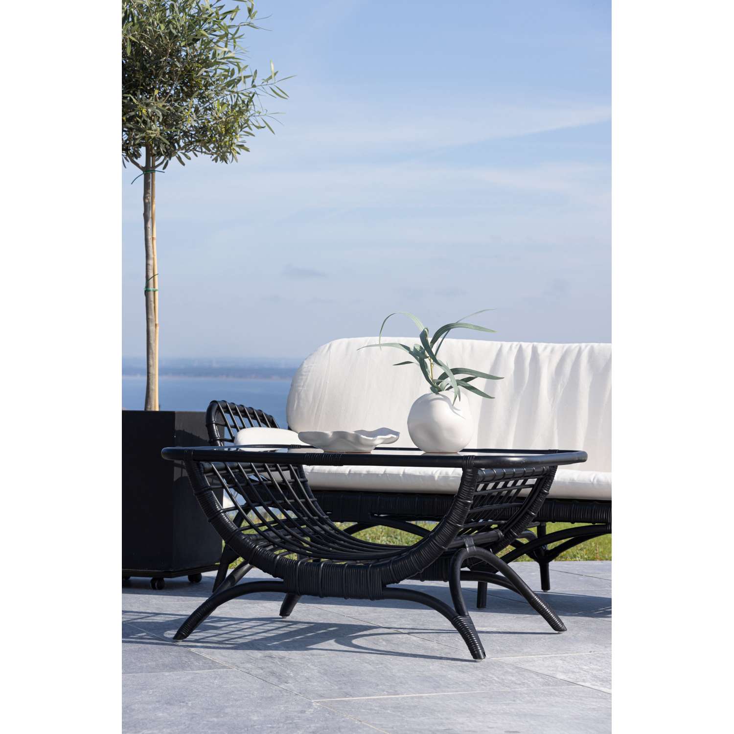 Venture Home Moana Salontafel 48,5 x 95 x 60,5 - Zwart