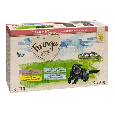 Feringa Classic Meat Menu Kitten Pouches 12 x 85g