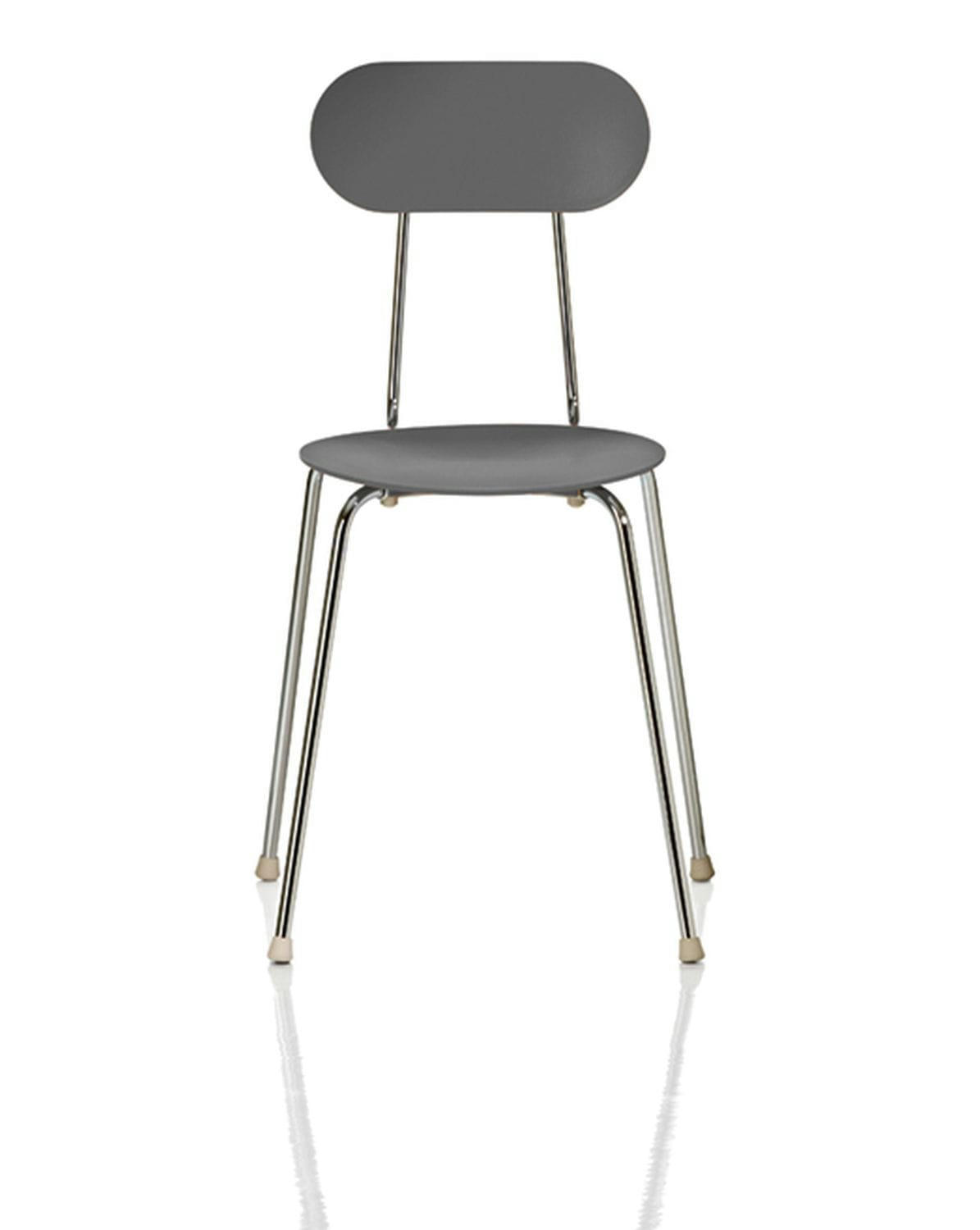 - Chaise Mariolina Plastique,Métal gris 46x85x48 cm