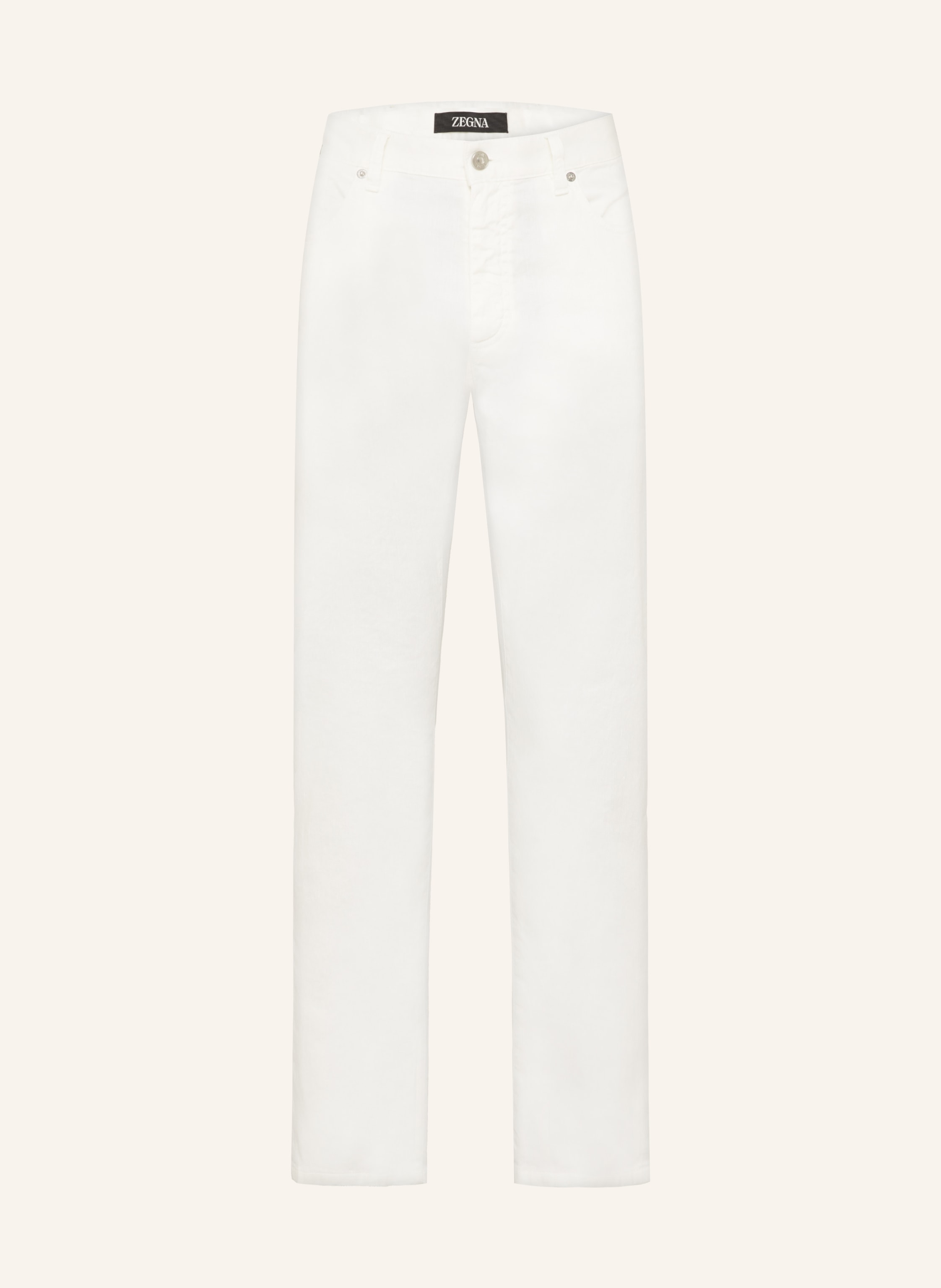 ZEGNA Hose Slim Fit mit Leinen