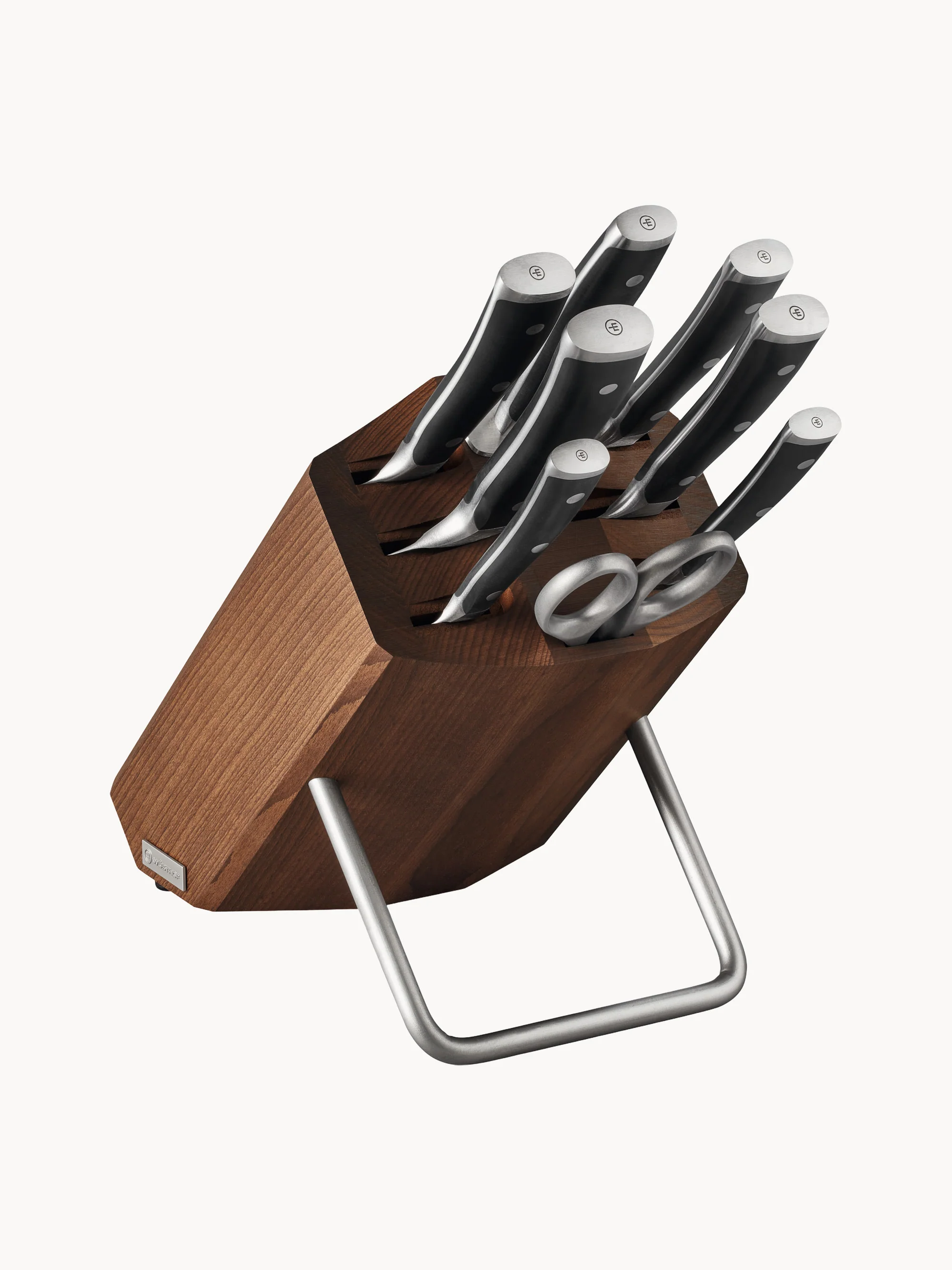 Messerblock Classic Icon aus Buchenholz, 8er-Set