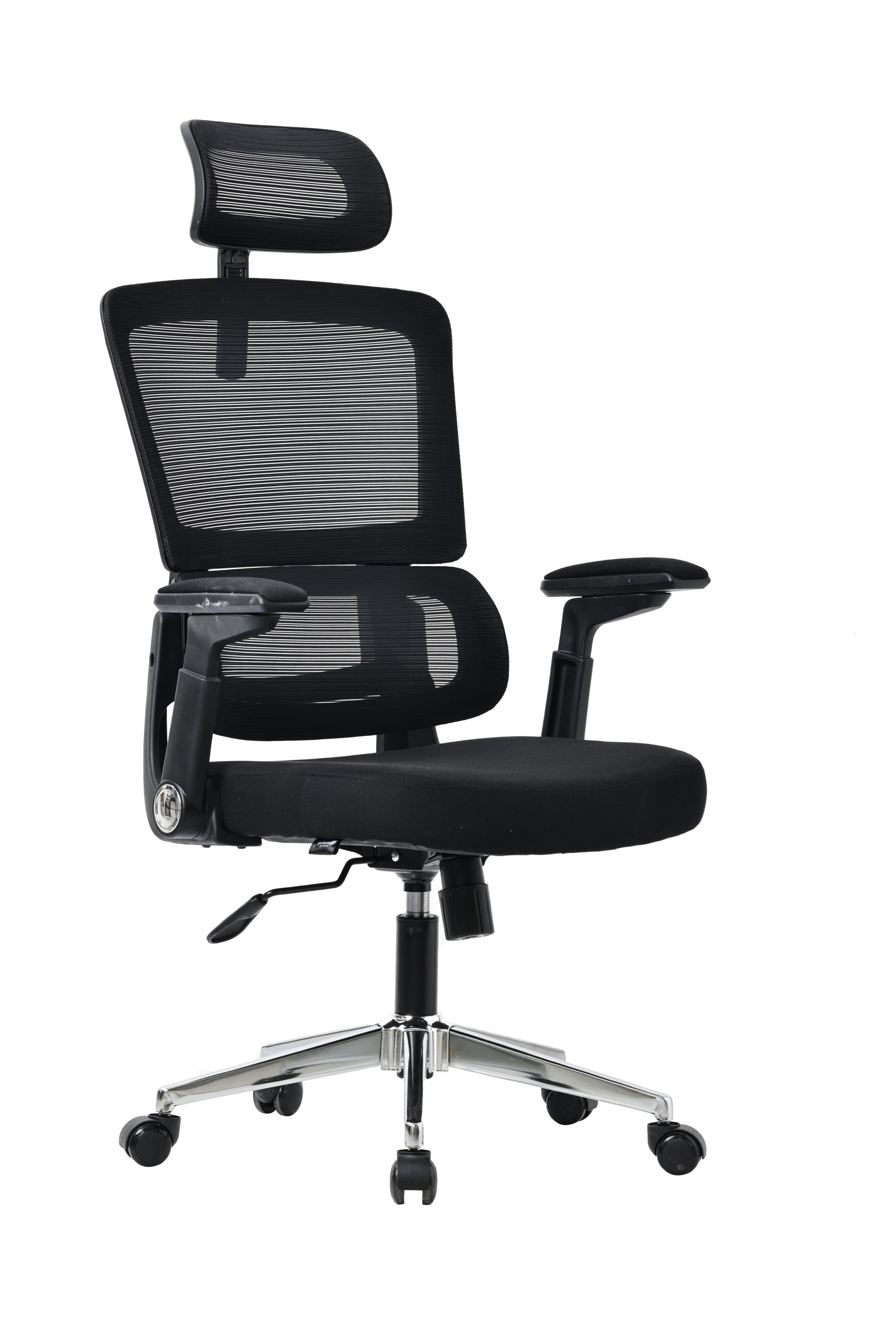 Ergonomiczny fotel obrotowy biurowy krzesło VERIS czarny