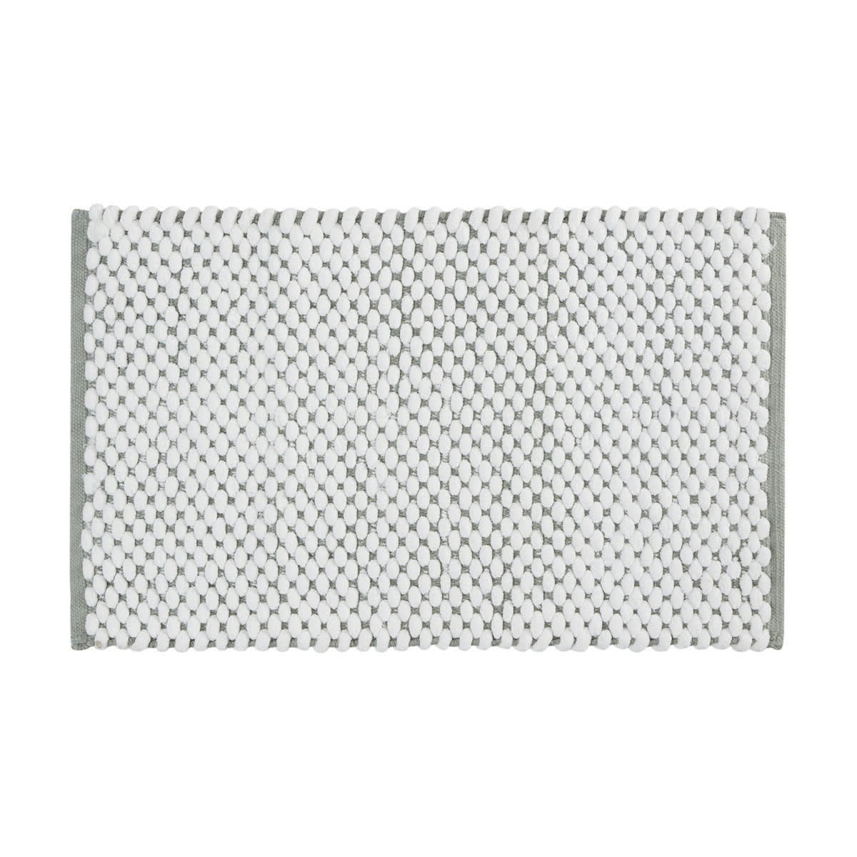 SOFT CHAIN - Tapis de bain et descente de lit  sauge 60x100 cm