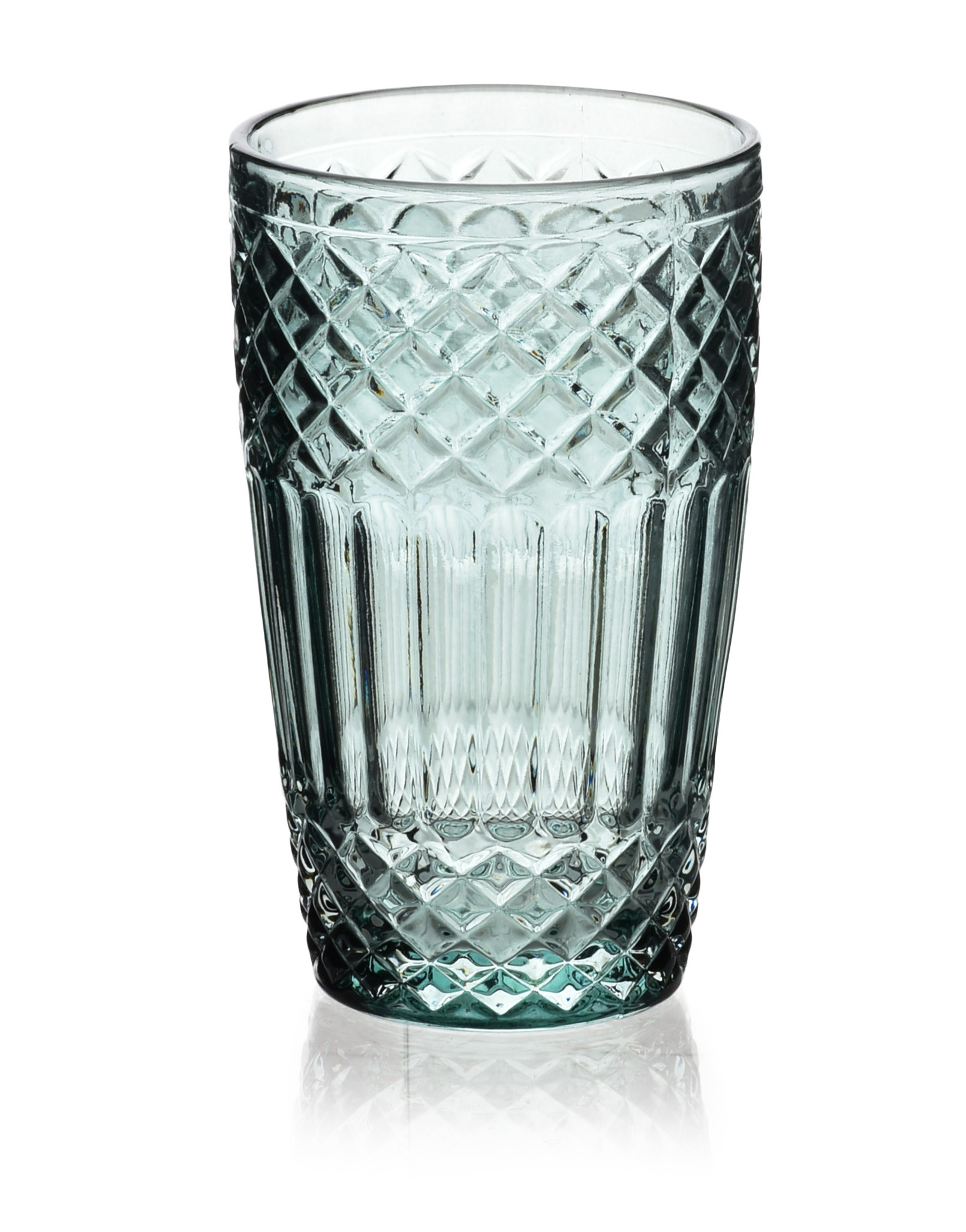 Komplet 4 szklanek 370ml ELLA GREEN