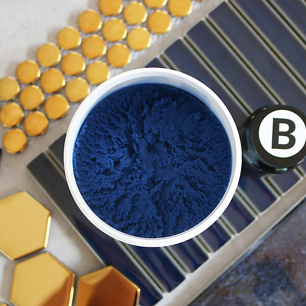 Mastic époxy bi-composant pour le remplissage des joints - Bleu cobalt - 1Kg