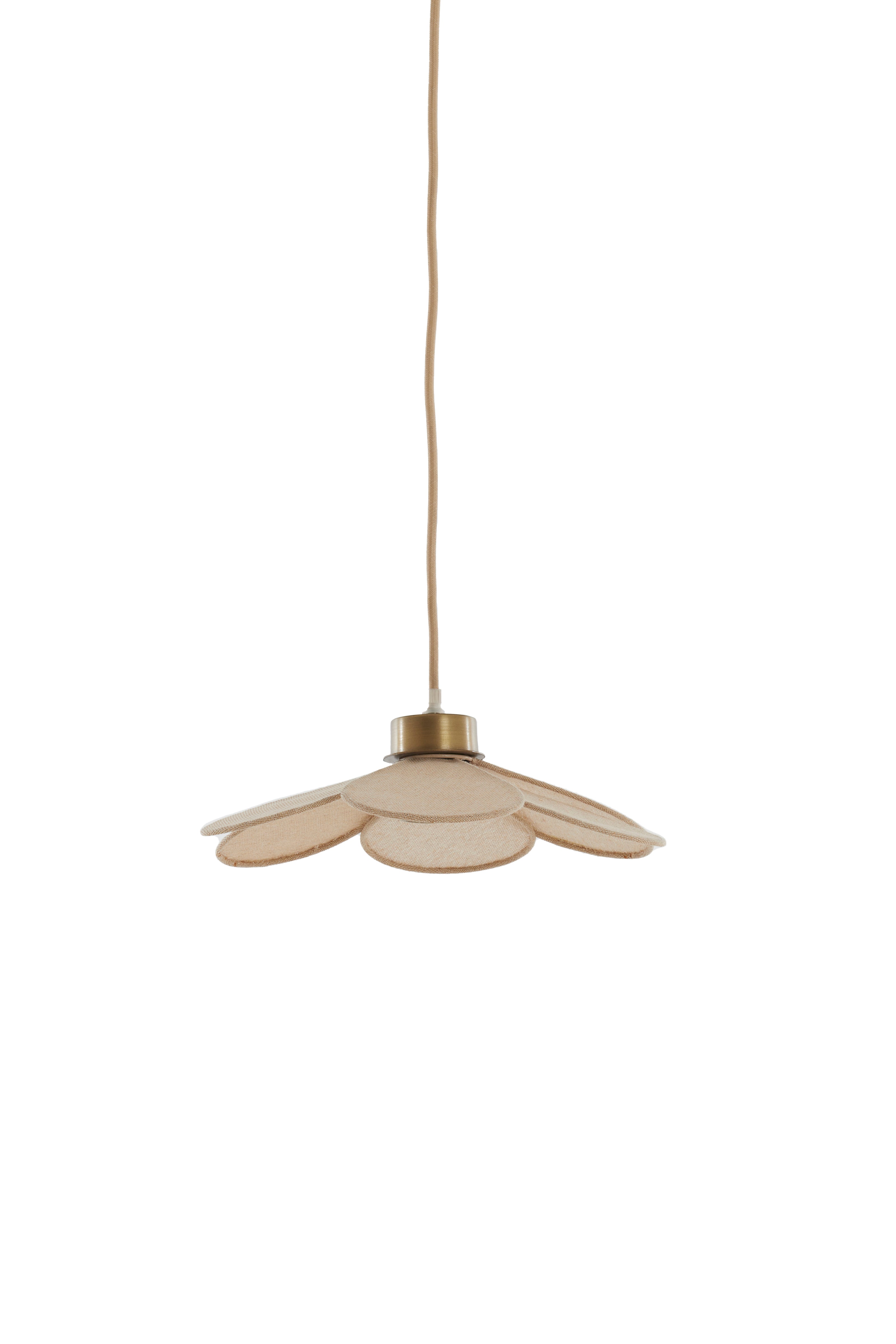 Light & Living hanglamp FYANO - Ø30.5x9cm - bruin