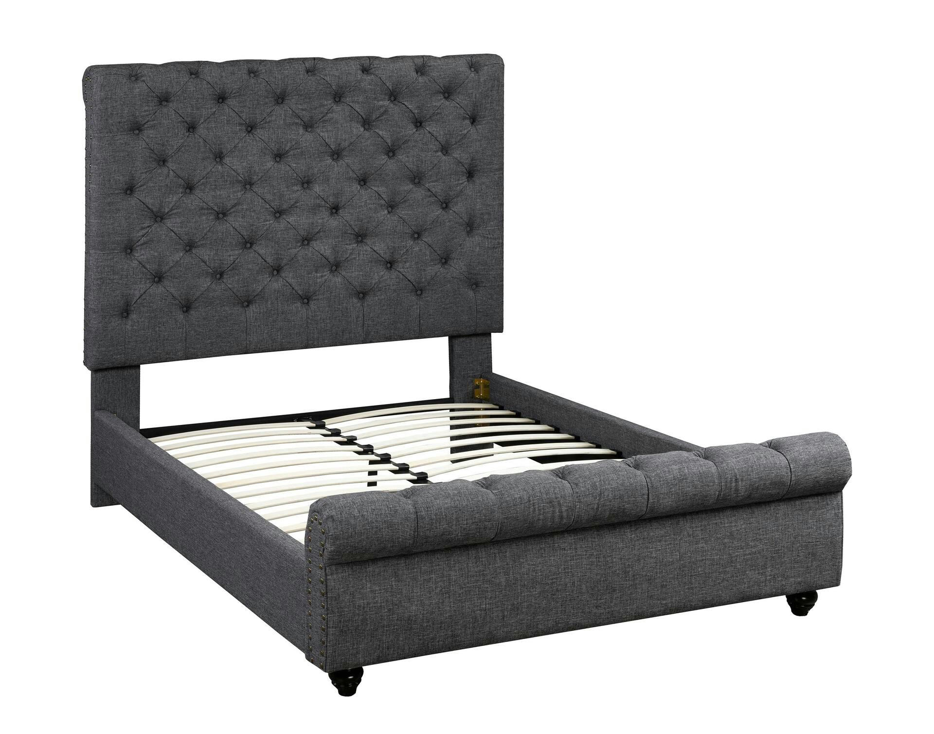 Brassex Charlotte Platform Bed Frame