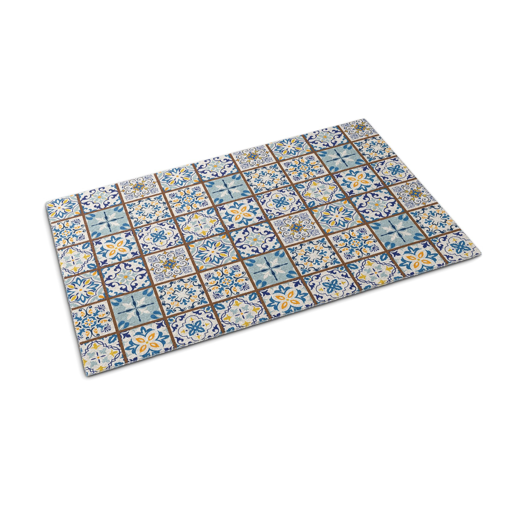 Wycieraczka pod drzwi 60x40 Wzory geometryczne czarne linie Tulup