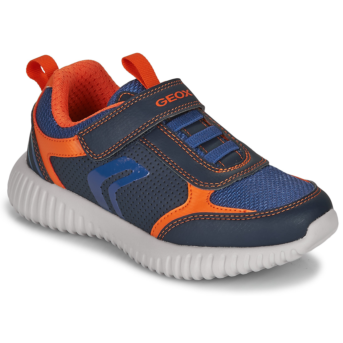 Geox - J WAVINESS BOY B - Navy / Orange