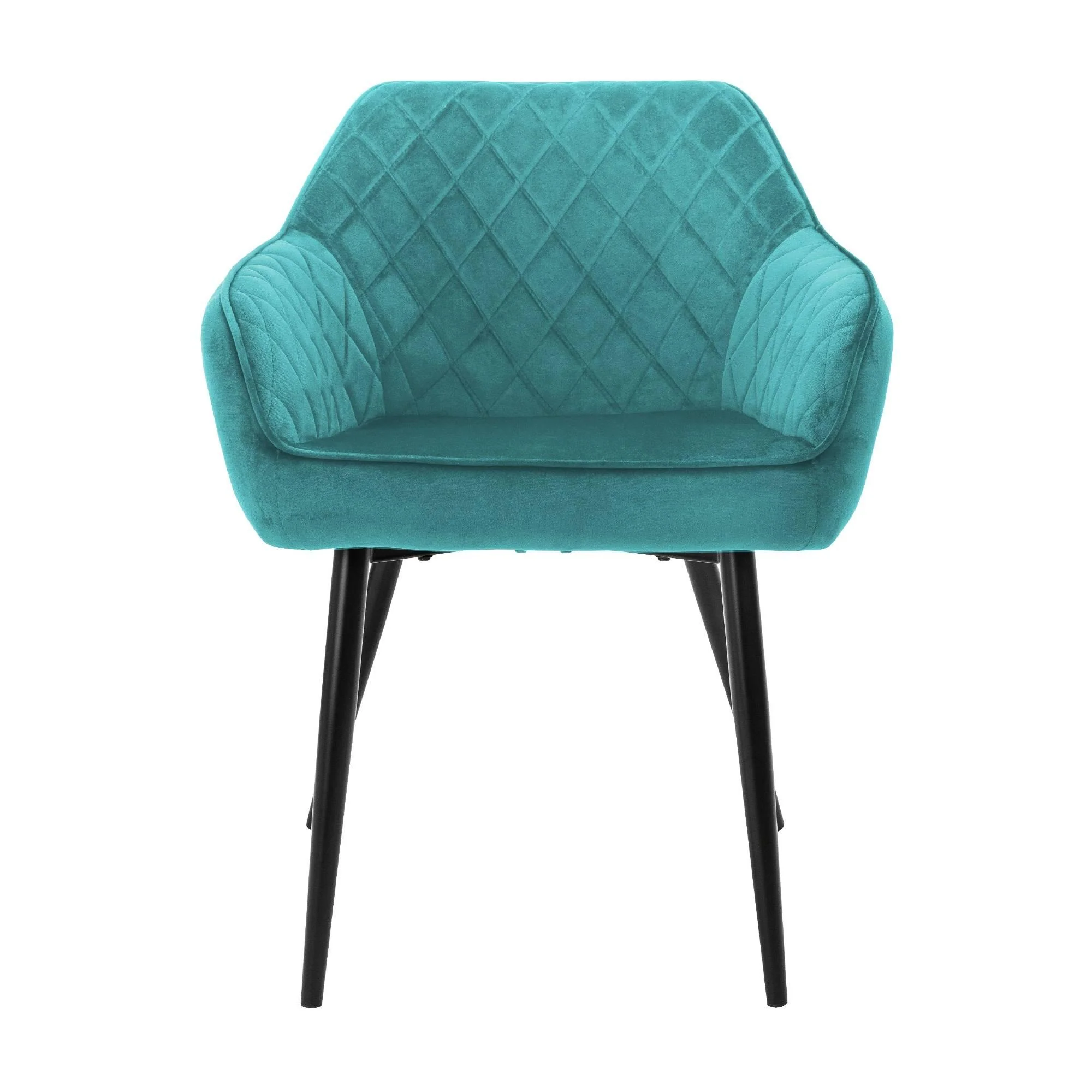 Set van 4 eetkamerstoelen Amino velvet