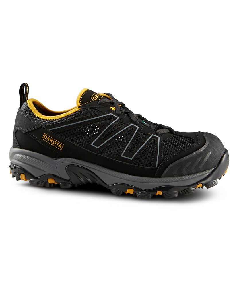 Dakota WorkPro Series Men's Aluminum Toe Composite Plate Low Cut Safety Shoes - Black