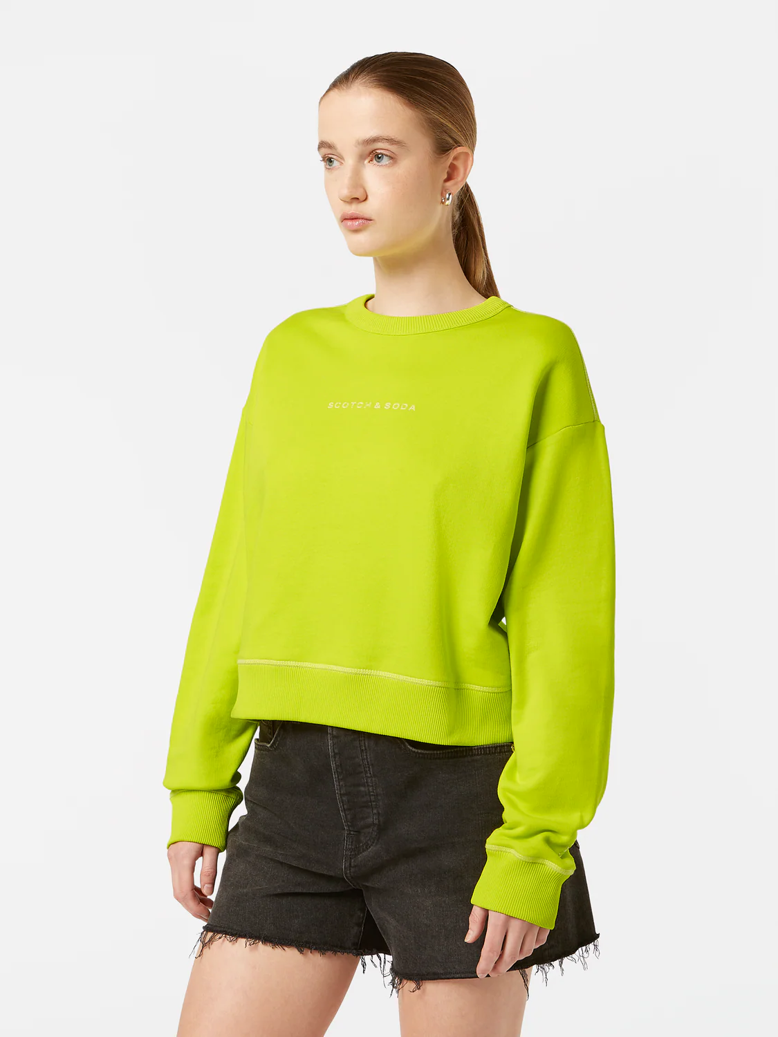 Flatlock Loose-Fit Sweatshirt