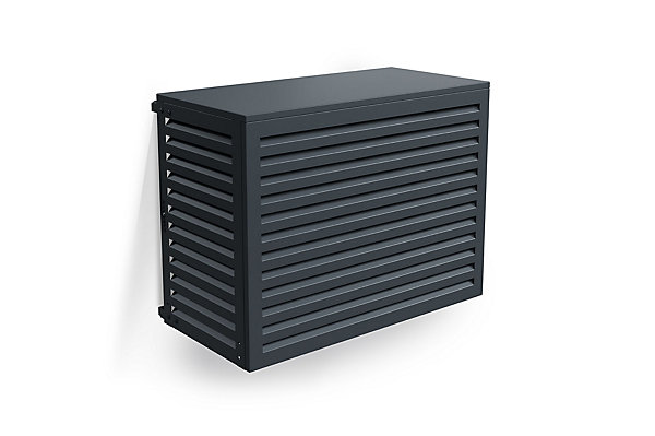 Cache clim aluminium gris Aneto - taille M