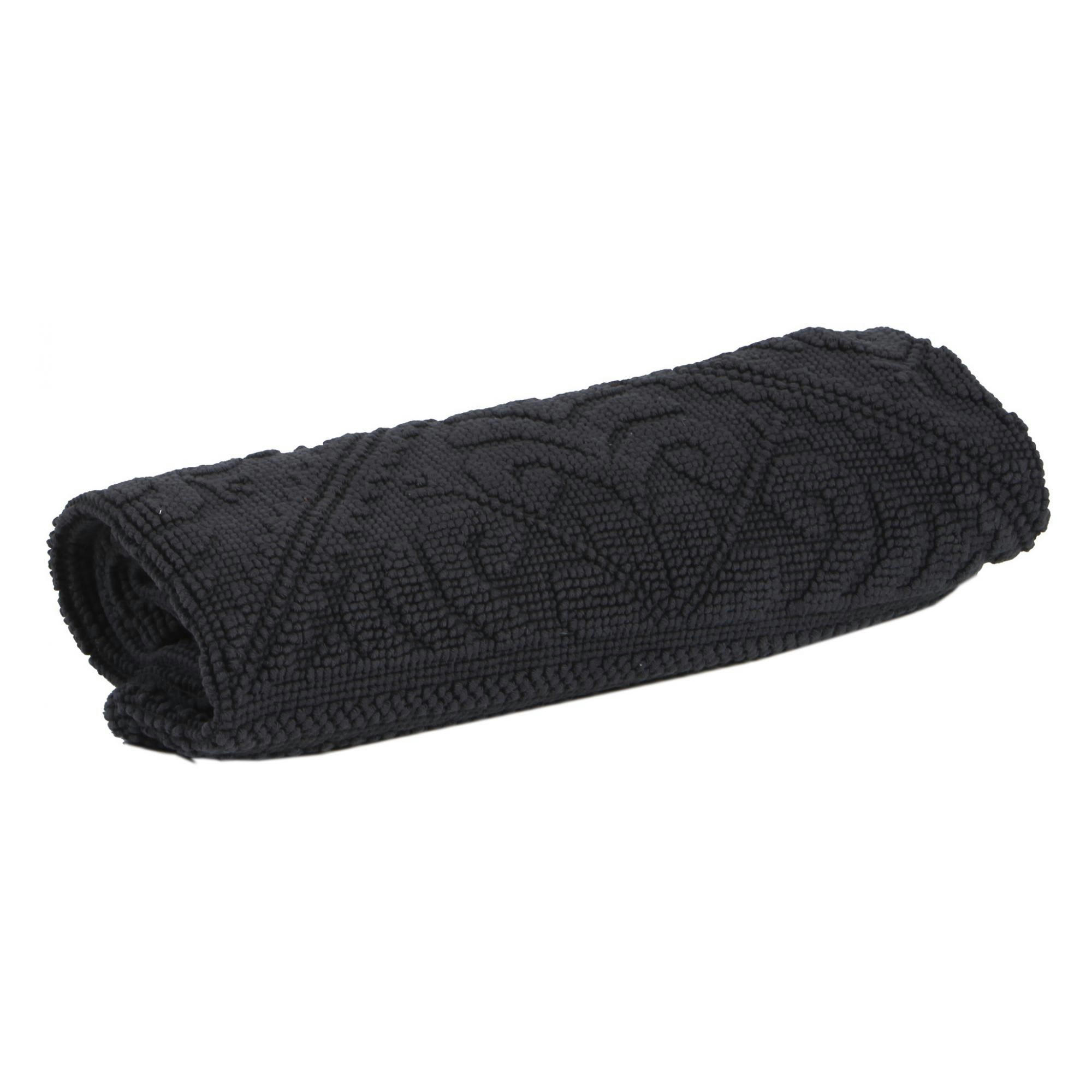 ENZO - Tapis de Bain  en coton carbone 54 x 64