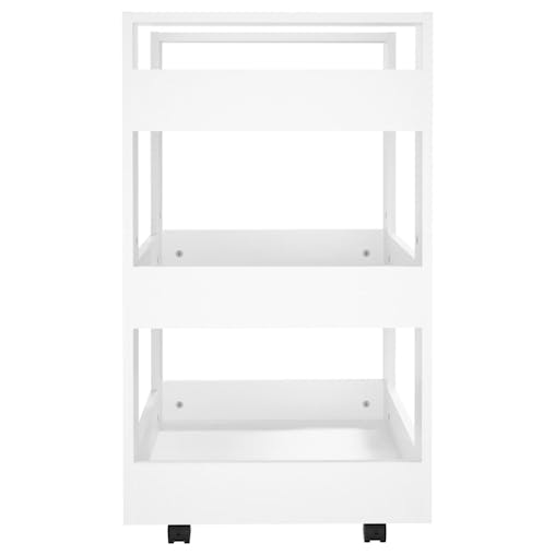 NNEVL Kitchen Trolley White 60x45x80 cm Engineered Wood