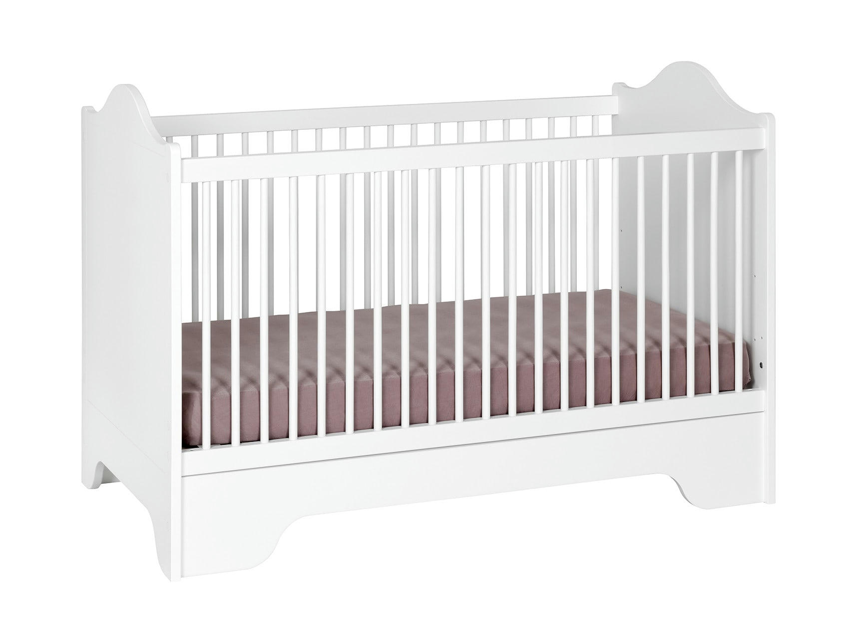 SPARTE - Lit bébé évolutif 70x140 Blanc