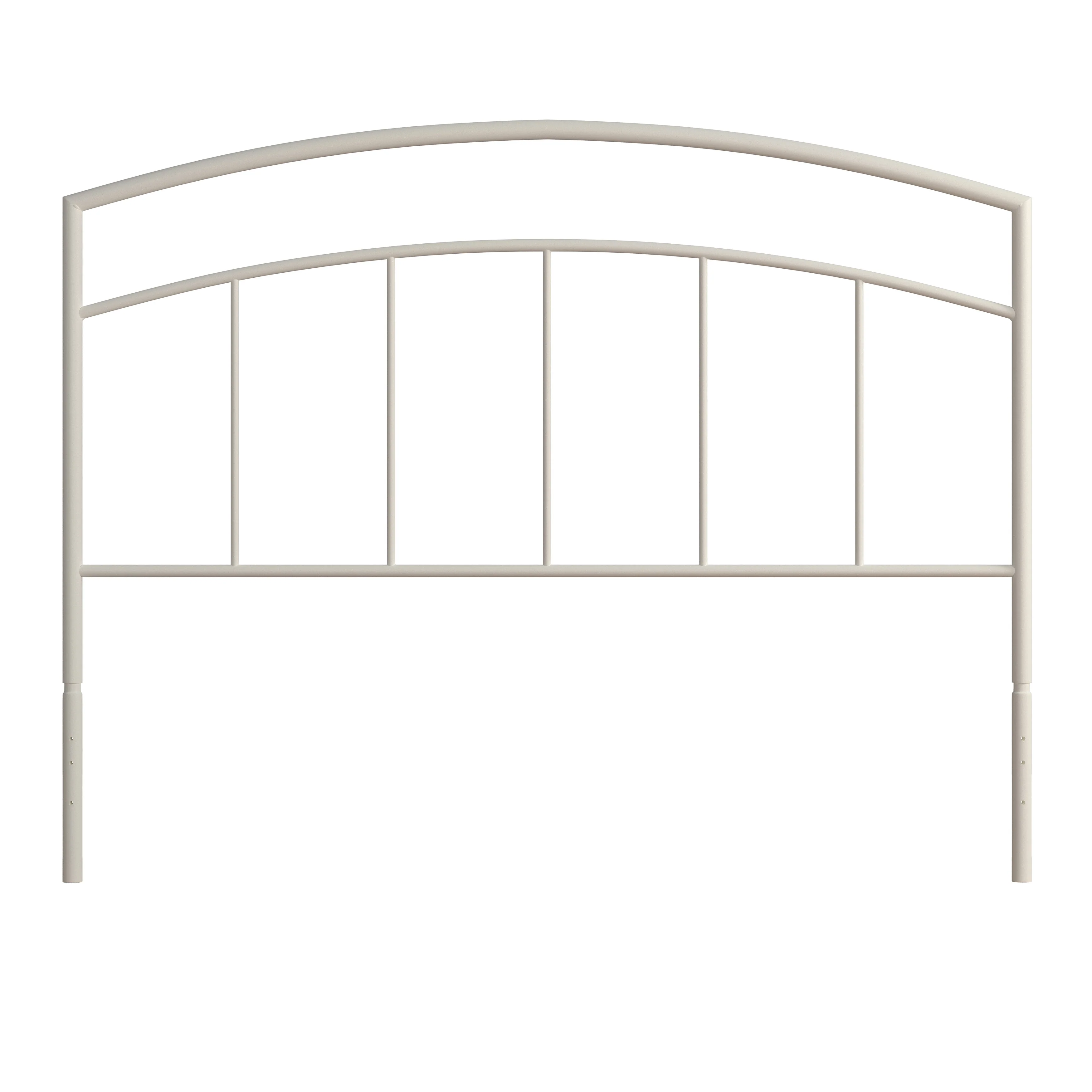 Hillsdale Julien Textured White Metal Spindle Headboard