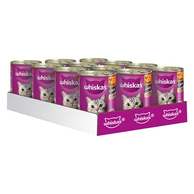 Whiskas 1+ Cans 12 x 400g